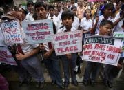 christian-indians-protest